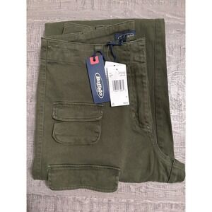 Buffalo Jeans Cargo Pants Petal Dark Green Size‎ 29 NWT $60 Pockets Utility
